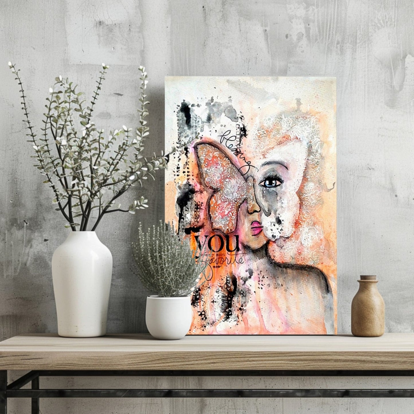 Love Butterfly Metal Wall Art
