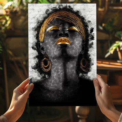 Woman Metal Wall Art