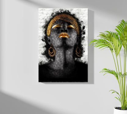 Woman Metal Wall Art