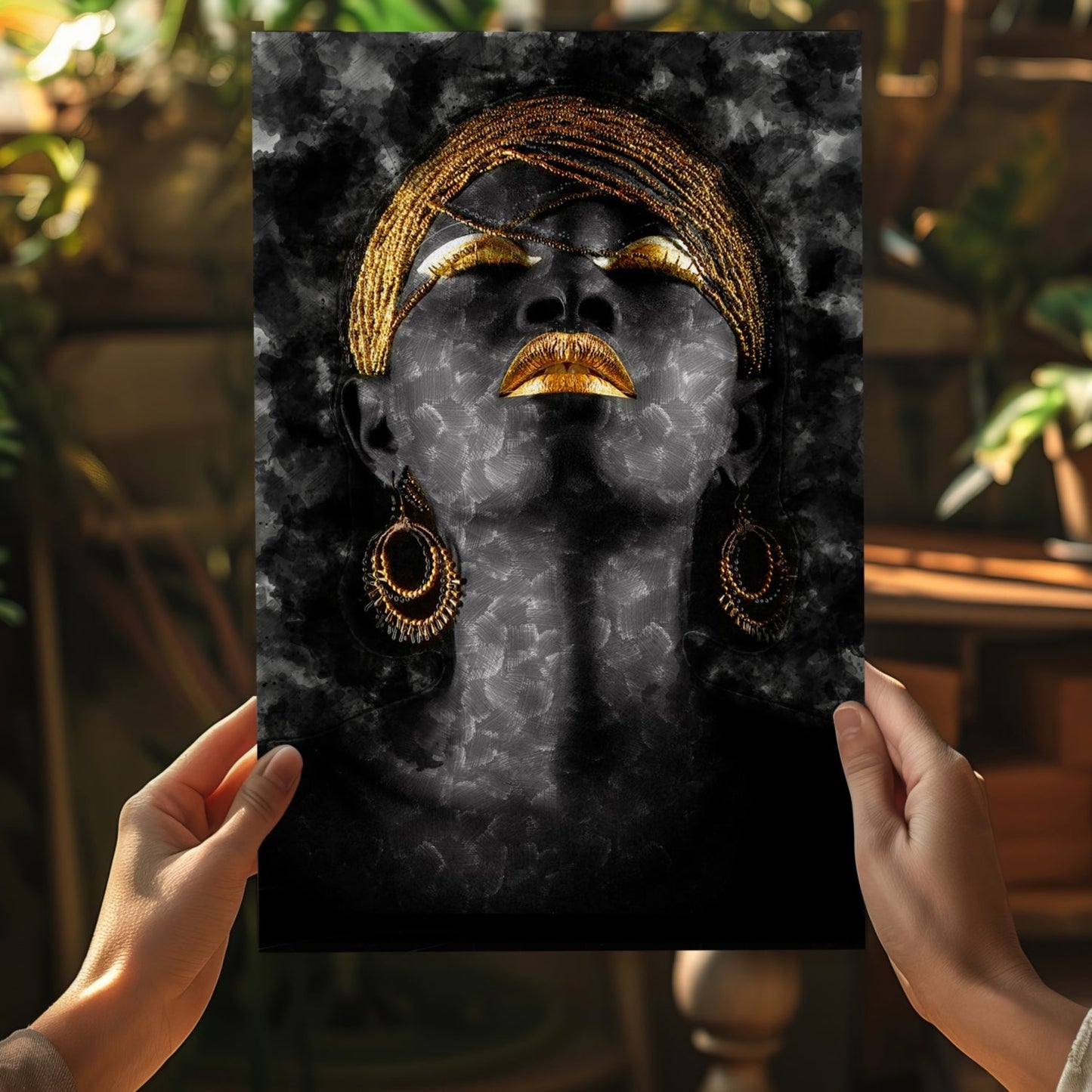 Woman Metal Wall Art