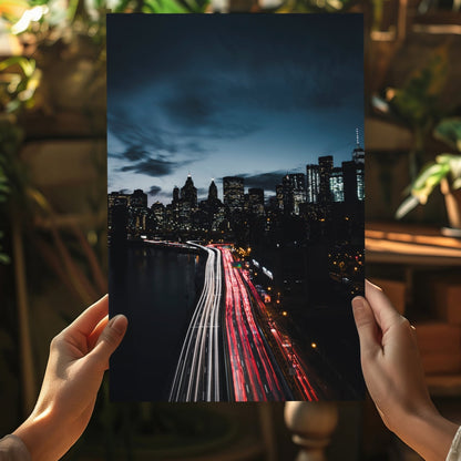 City Skyline Metal Wall Art