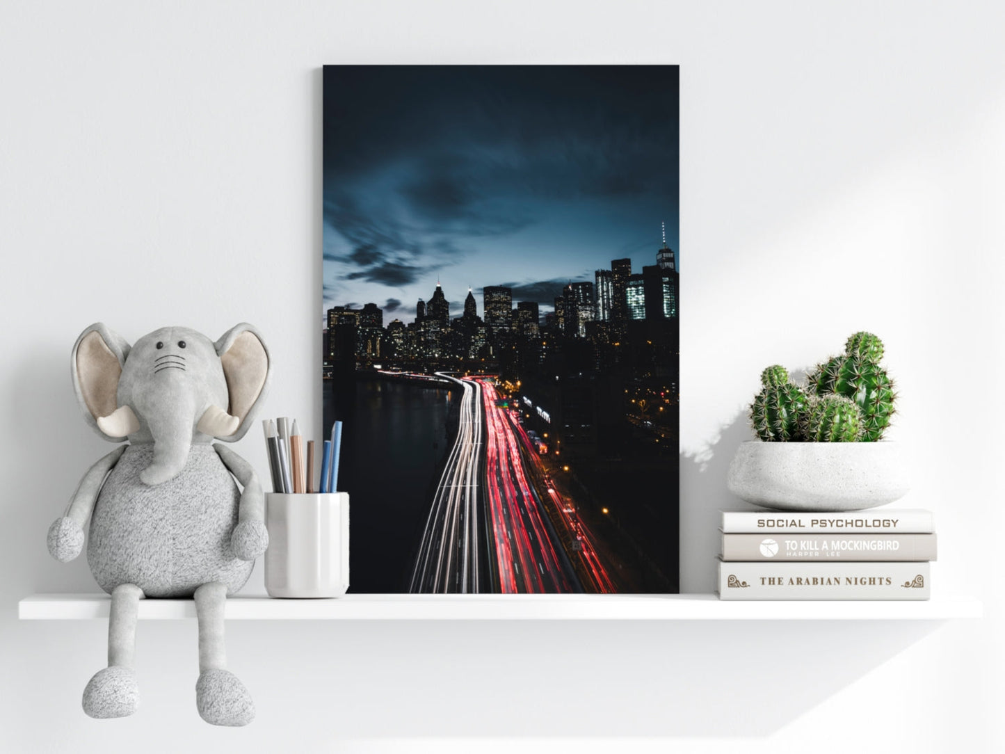 City Skyline Metal Wall Art