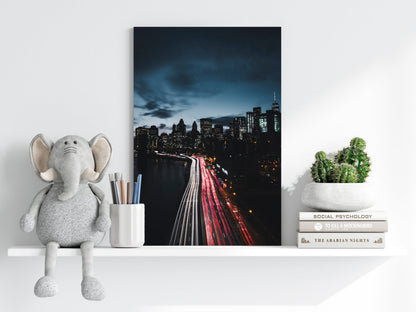 City Skyline Metal Wall Art