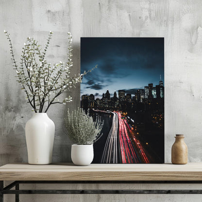 City Skyline Metal Wall Art