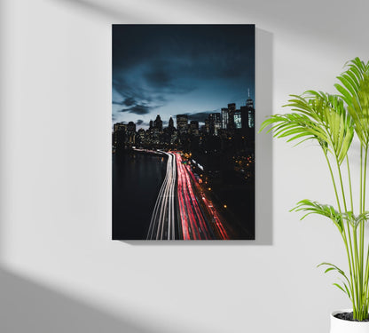 City Skyline Metal Wall Art