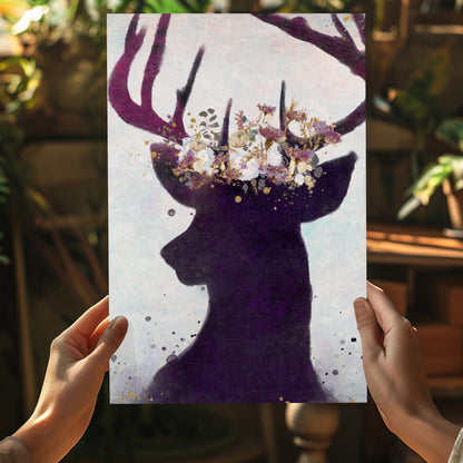 Deer Metal Wall Art