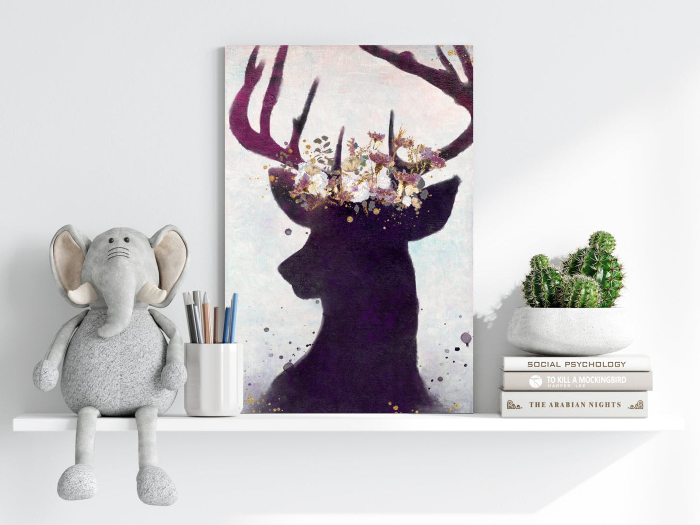Deer Metal Wall Art