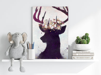 Deer Metal Wall Art