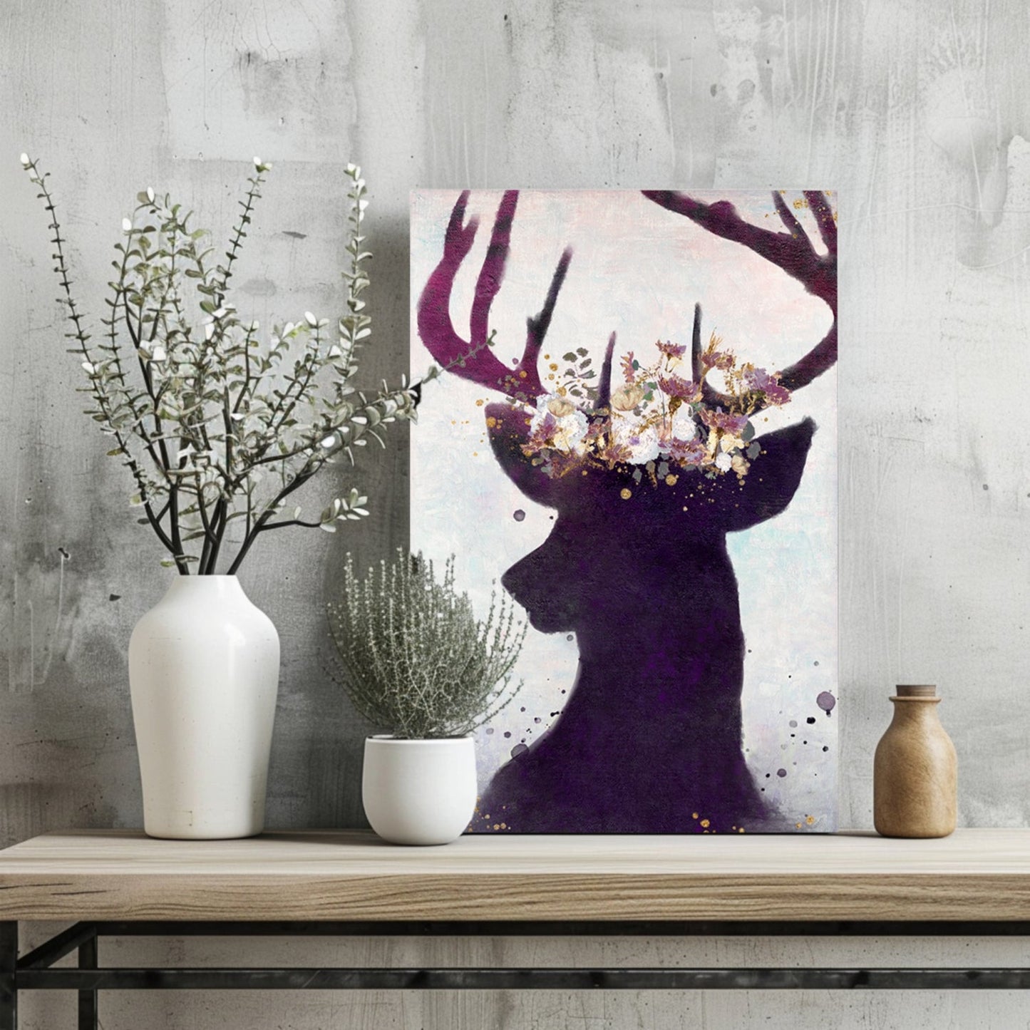 Deer Metal Wall Art
