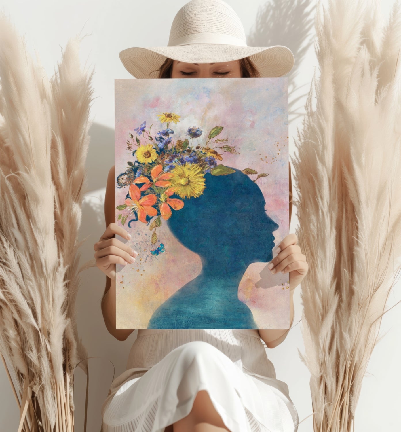 Woman Metal Wall Art