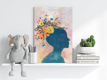 Woman Metal Wall Art