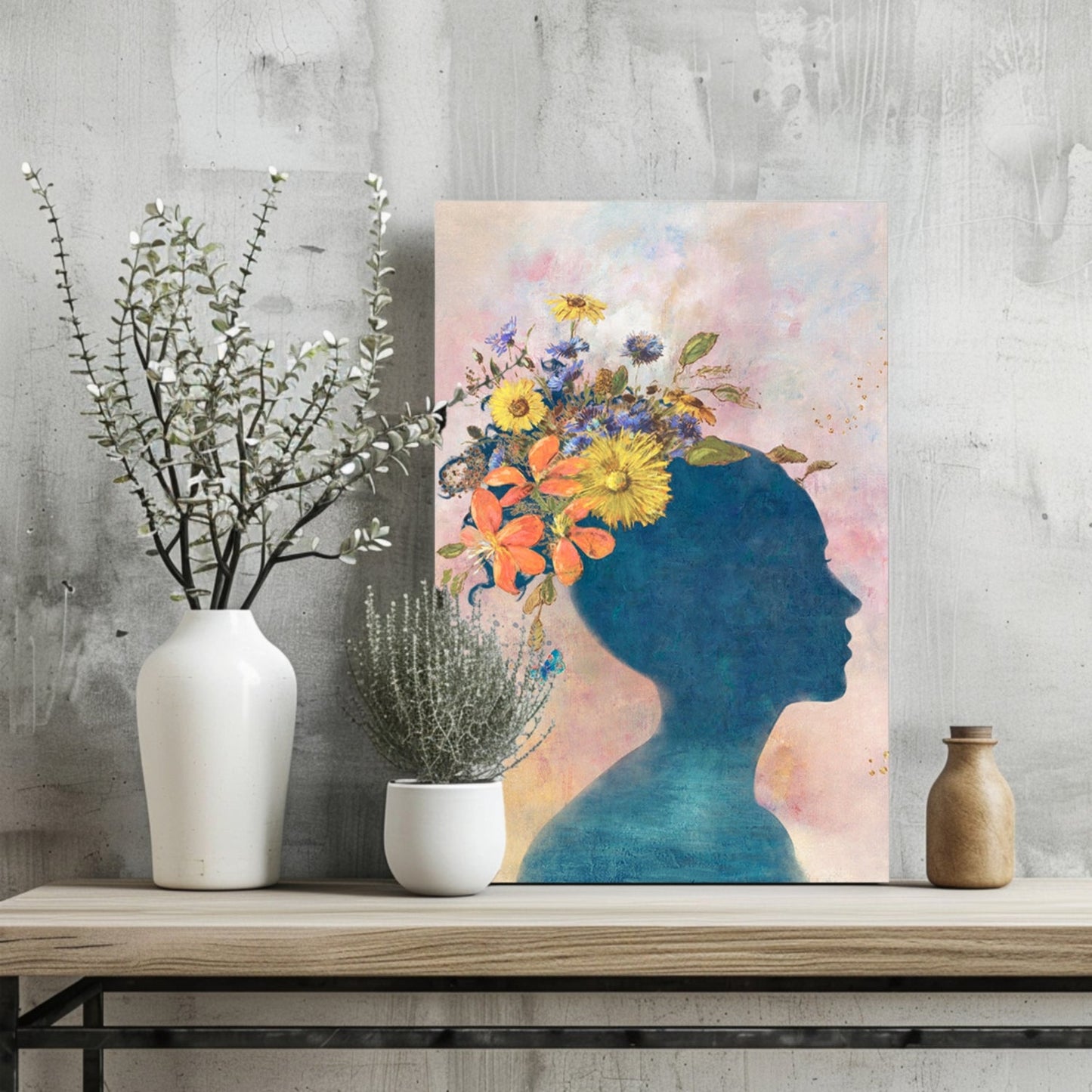 Woman Metal Wall Art
