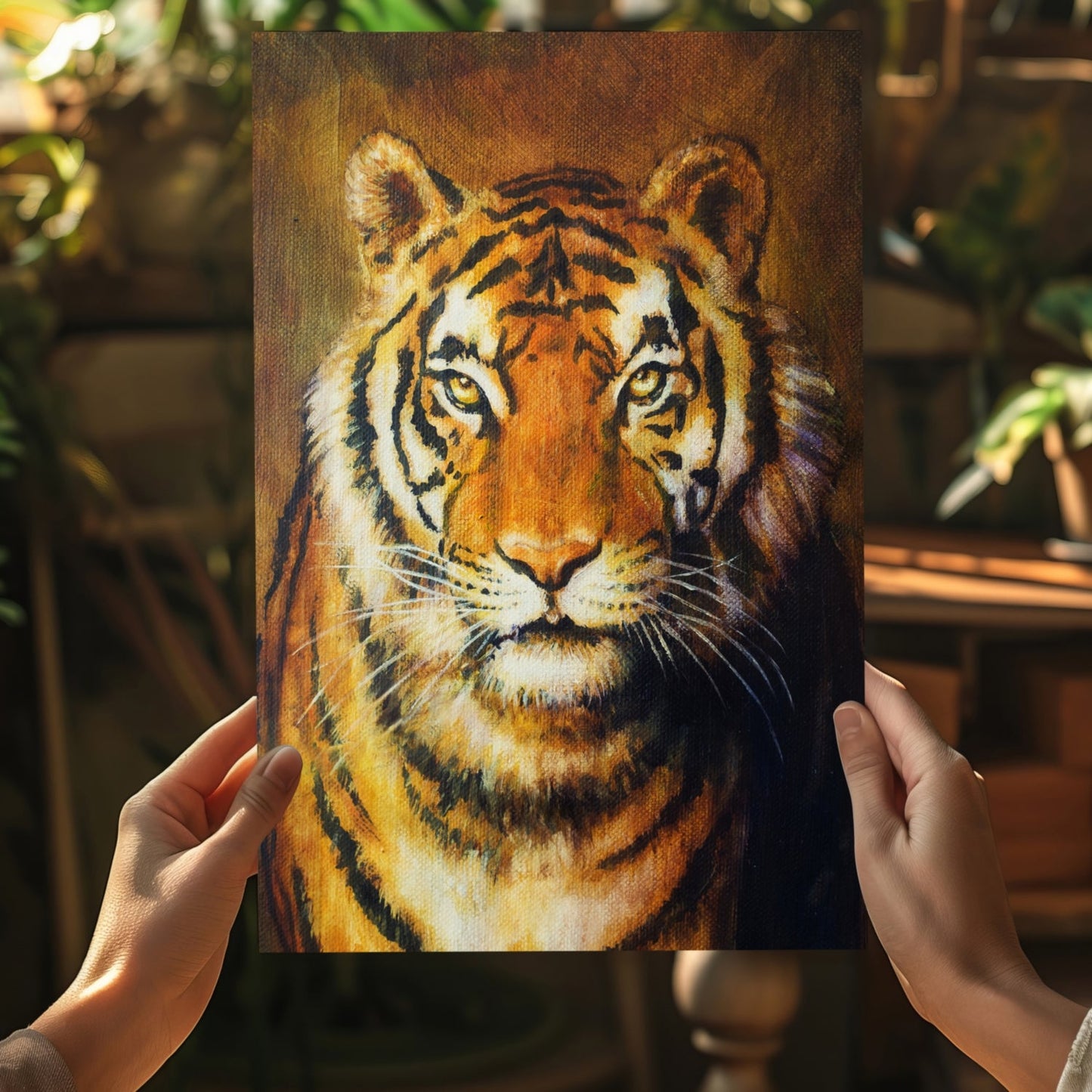 Tiger Metal Wall Art