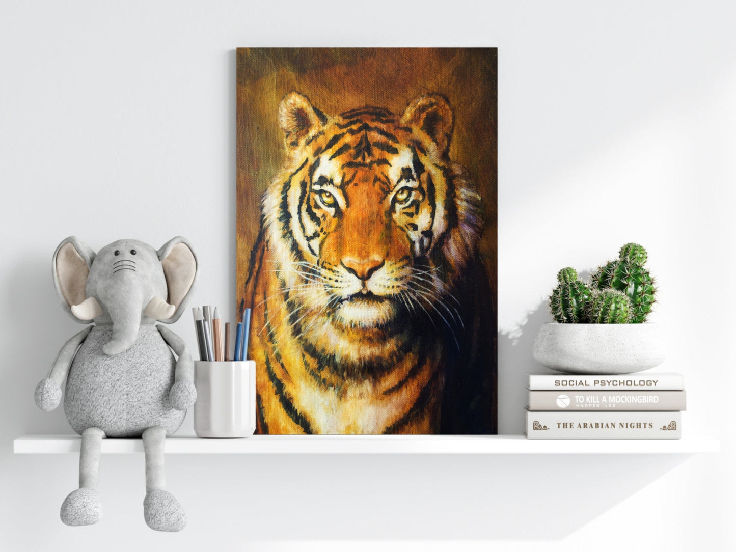 Tiger Metal Wall Art