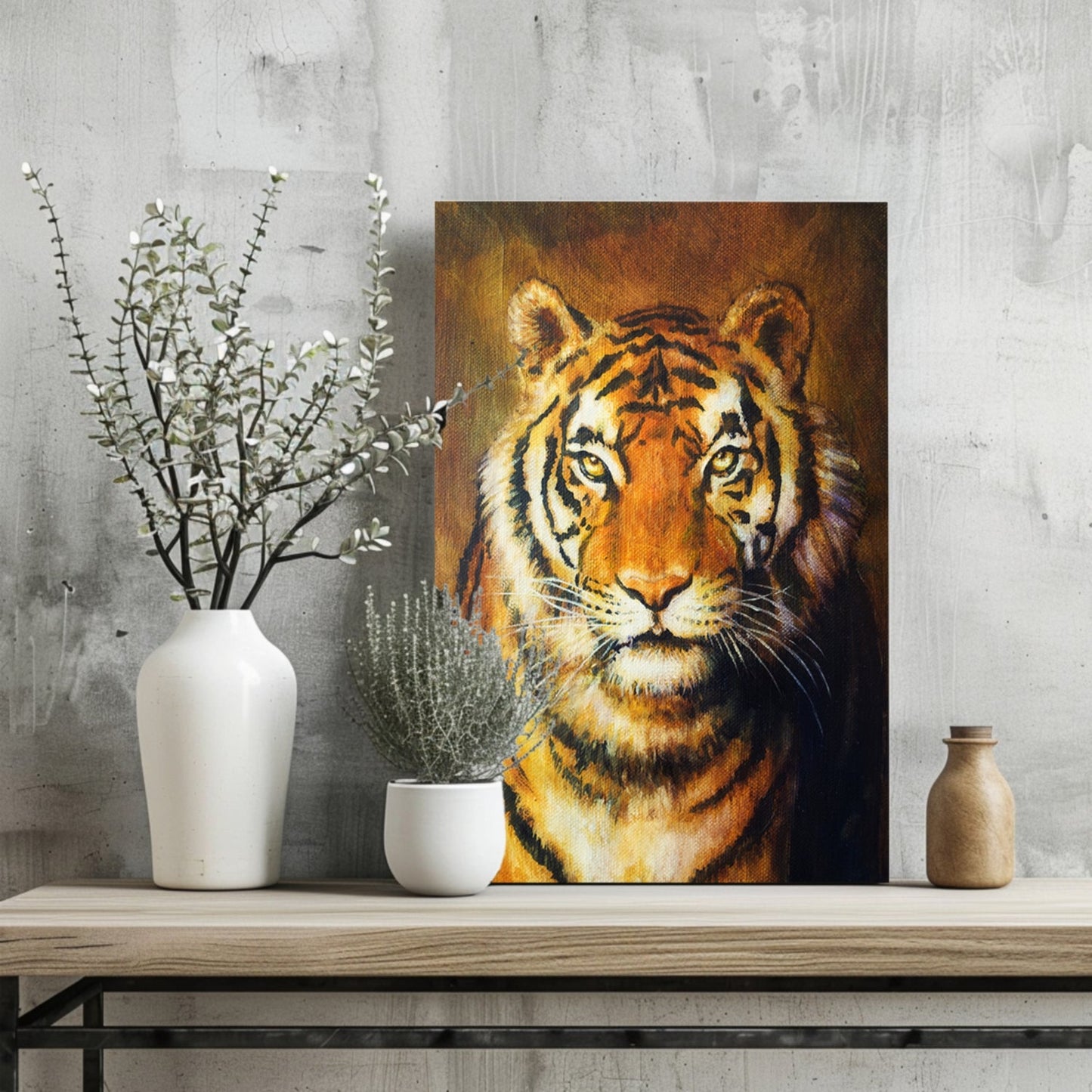 Tiger Metal Wall Art