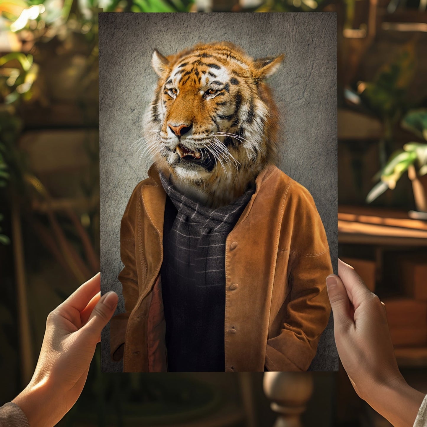 Tiger Metal Wall Art