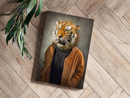 Tiger Metal Wall Art