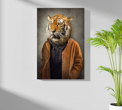 Tiger Metal Wall Art