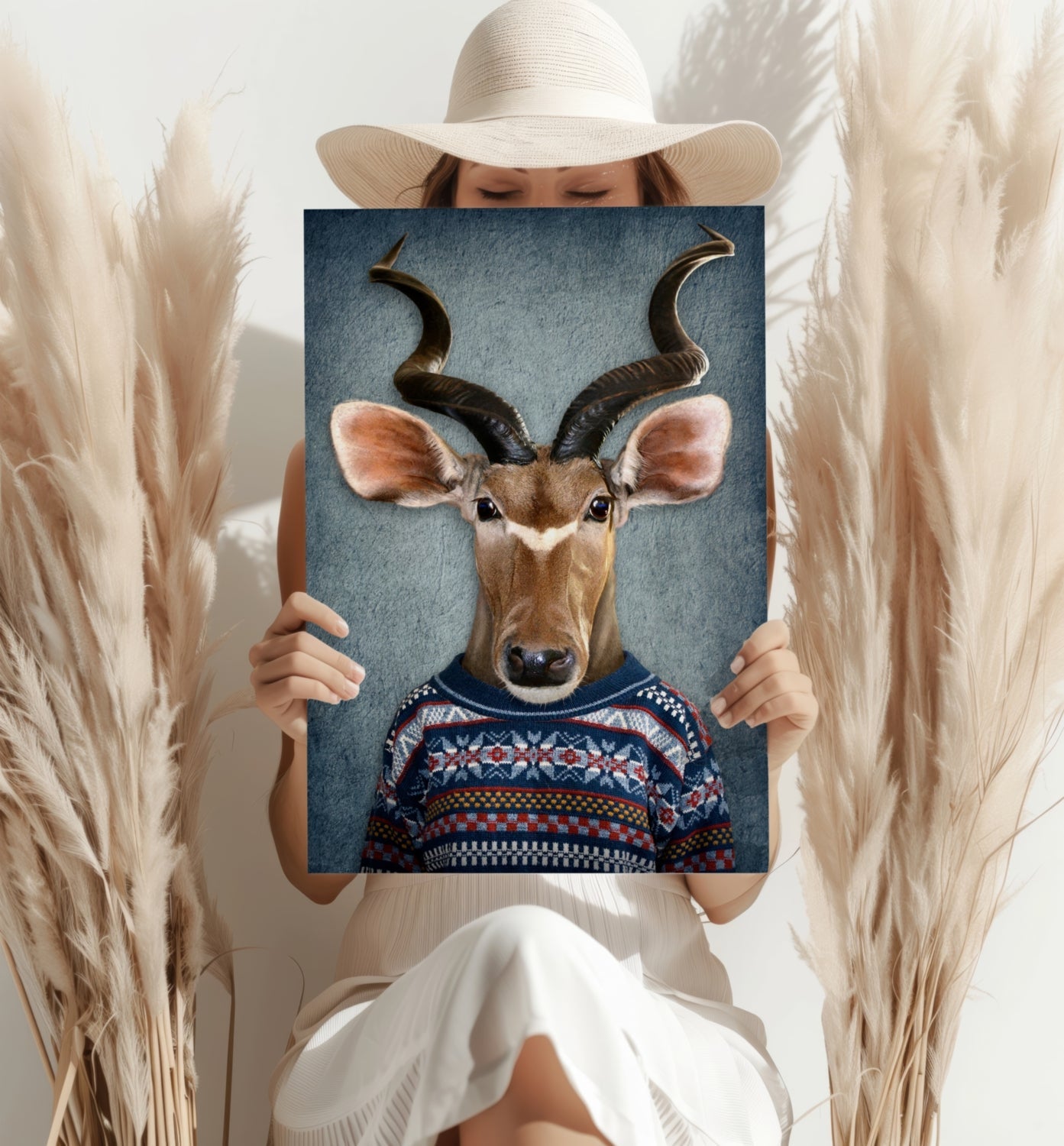 Antelope Metal Wall Art
