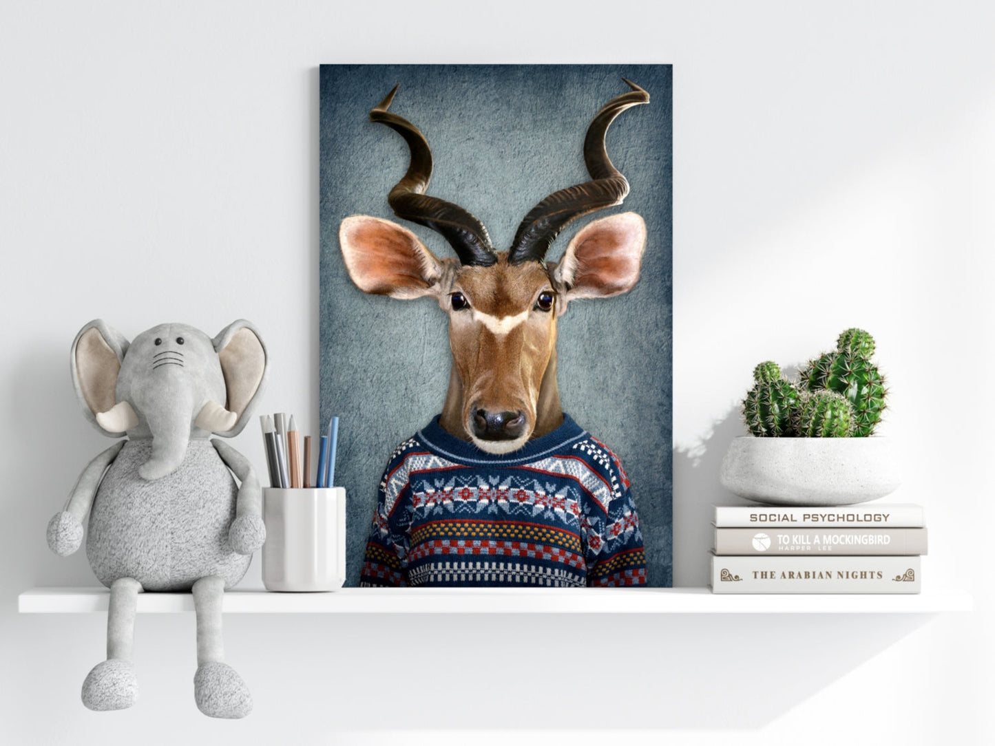 Antelope Metal Wall Art
