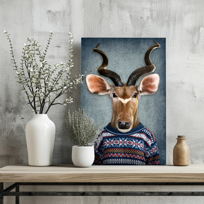 Antelope Metal Wall Art