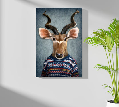 Antelope Metal Wall Art