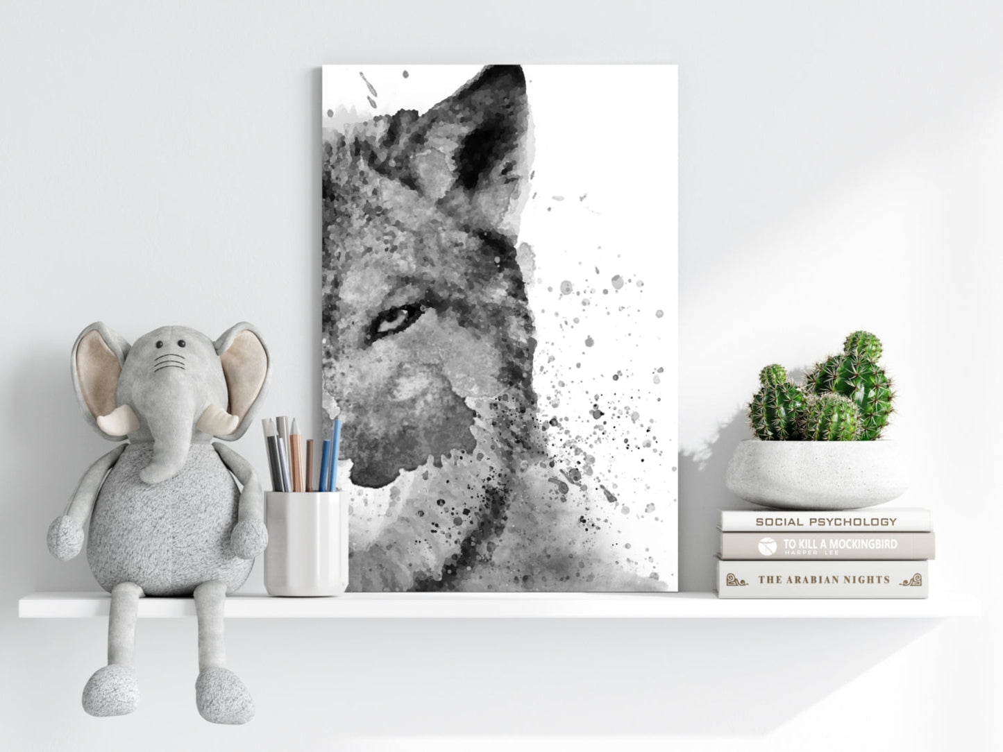 Wolf Metal Wall Art