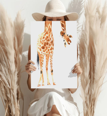 Giraffe Metal Wall Art