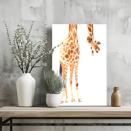 Giraffe Metal Wall Art