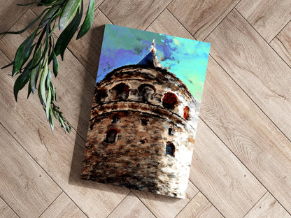 Galata Tower Metal Wall Art