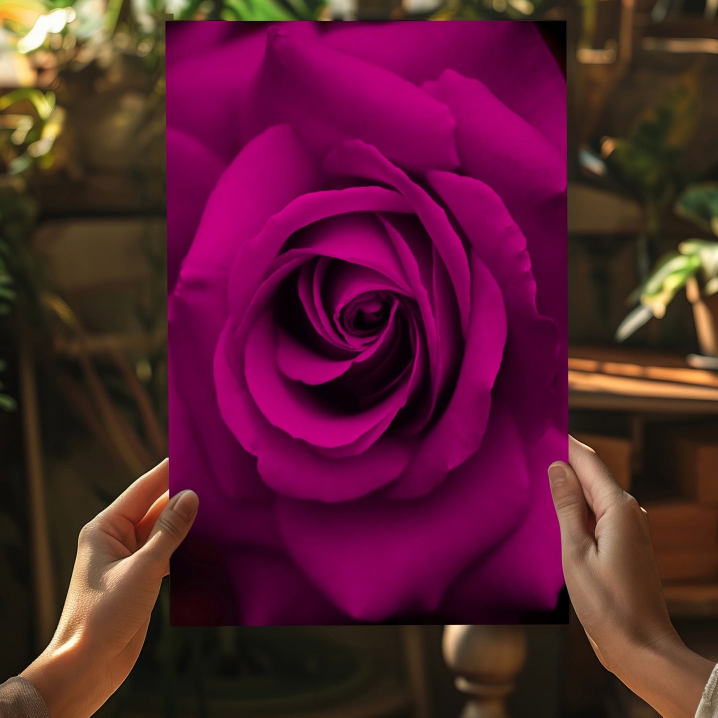 Rose Metal Wall Art