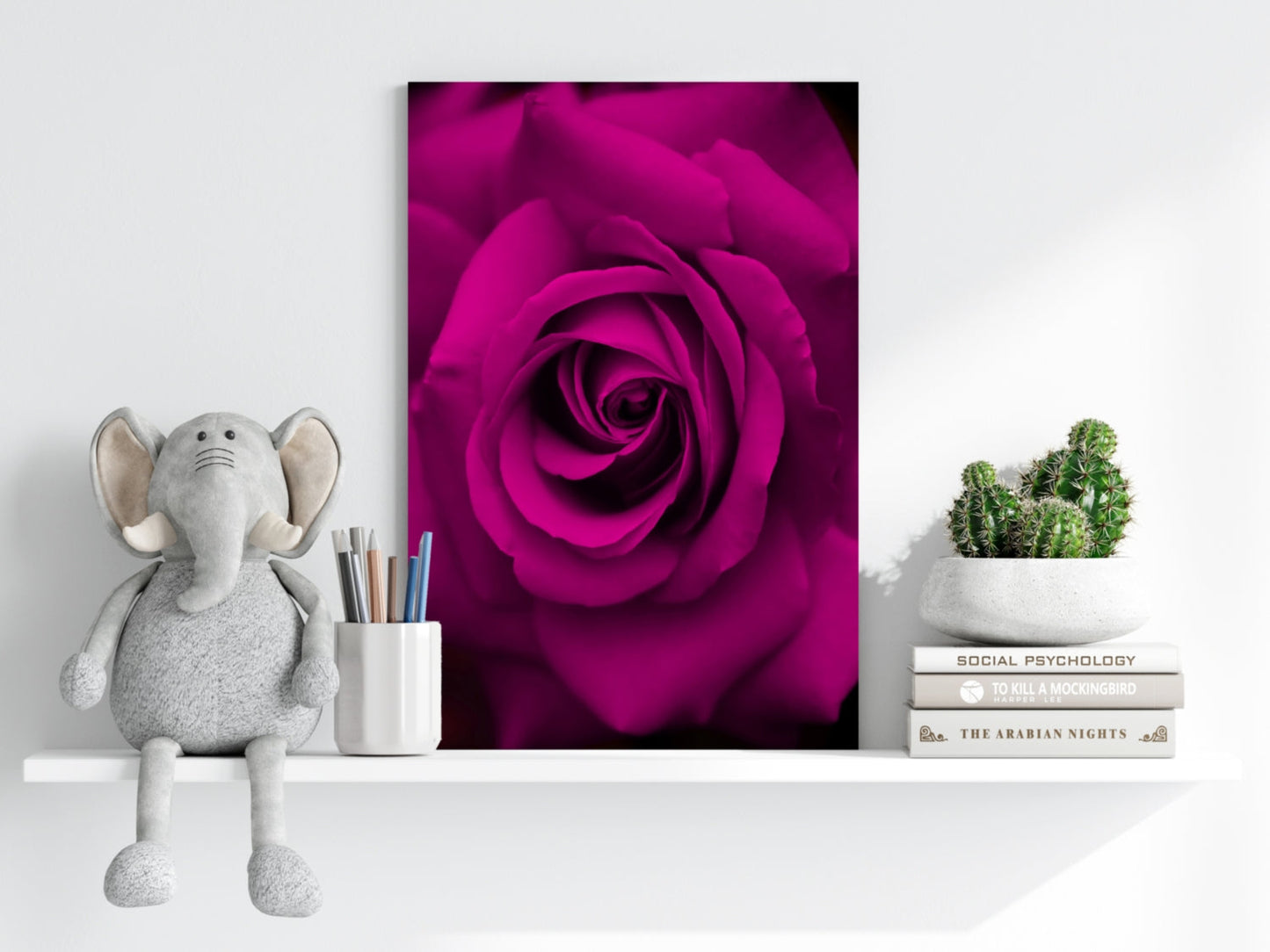 Rose Metal Wall Art