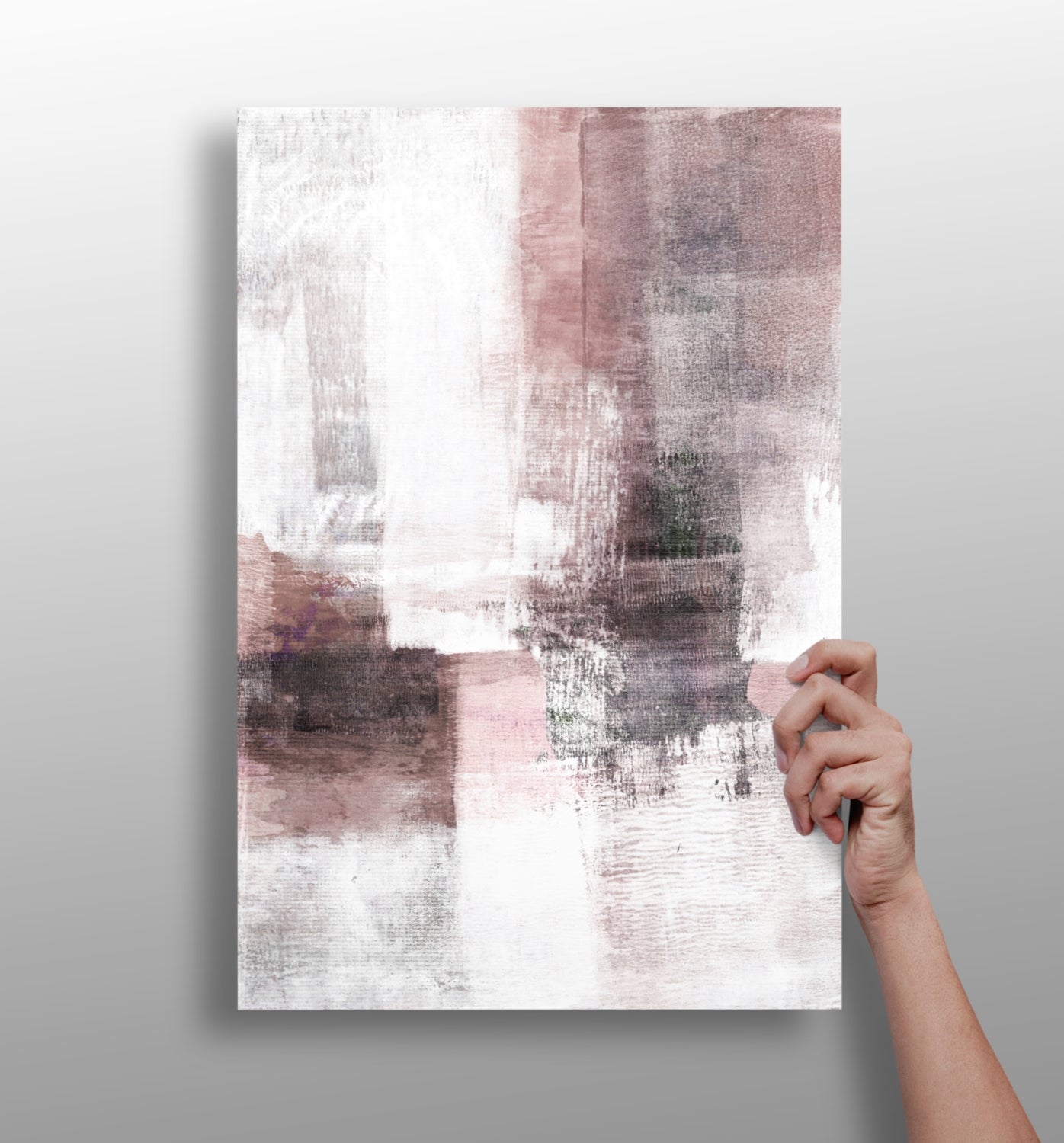 Abstract aluminum print wall art