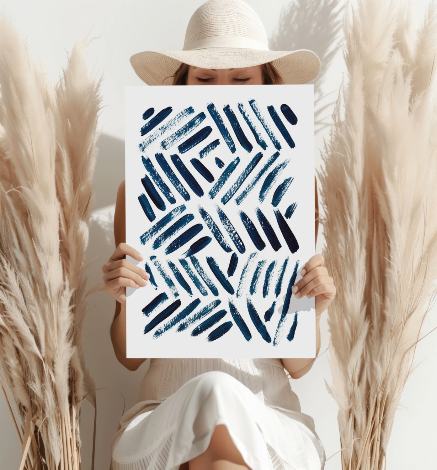 Abstract Lines Aluminum Wall Art