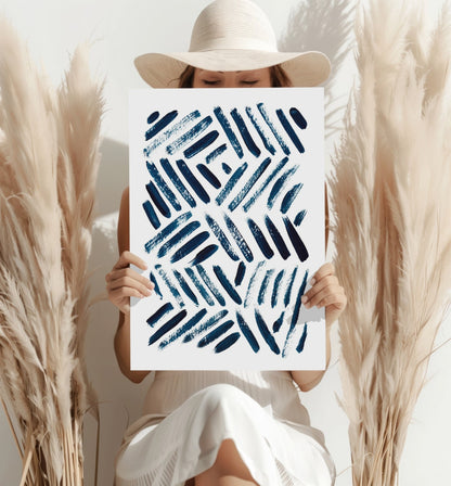 Abstract Lines Aluminum Wall Art