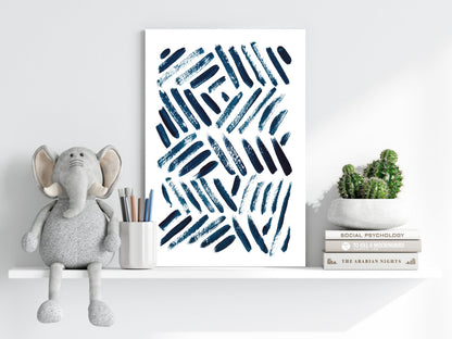Abstract Lines Aluminum Wall Art