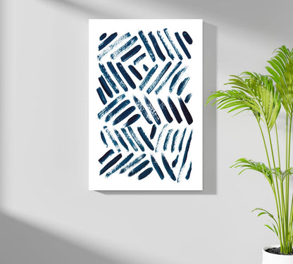 Abstract Lines Aluminum Wall Art