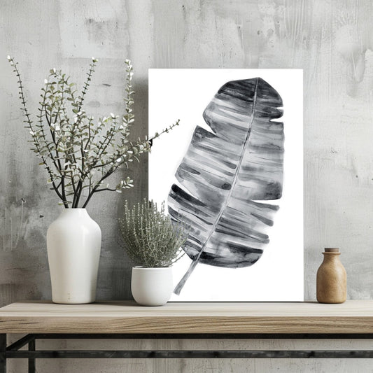 Feather Metal Wall Art II