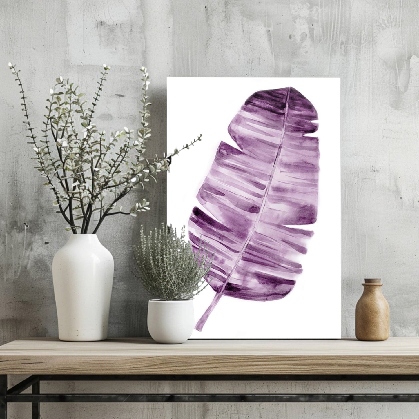 Feather Metal Wall Art