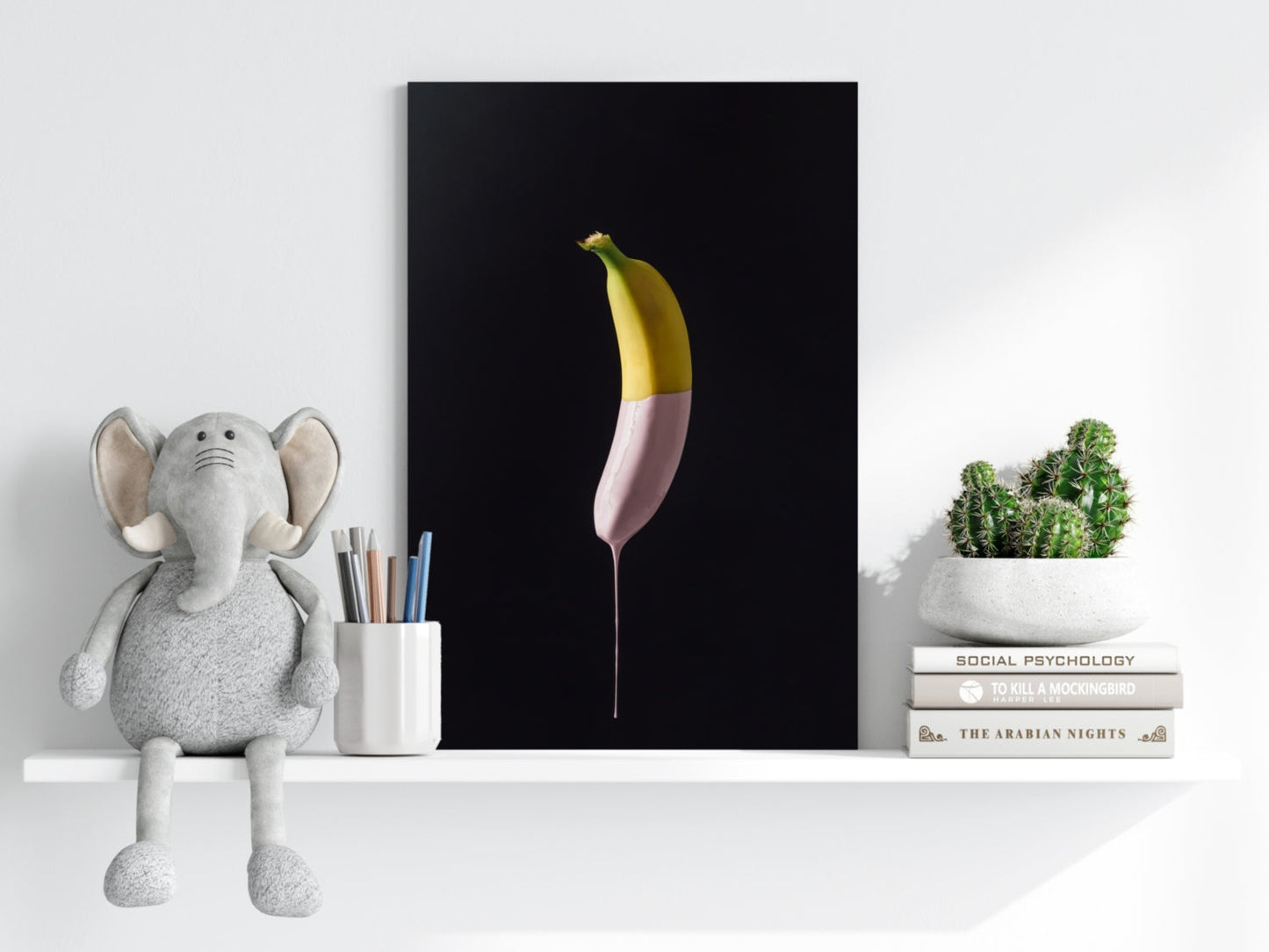 Banana Metal Wall Art