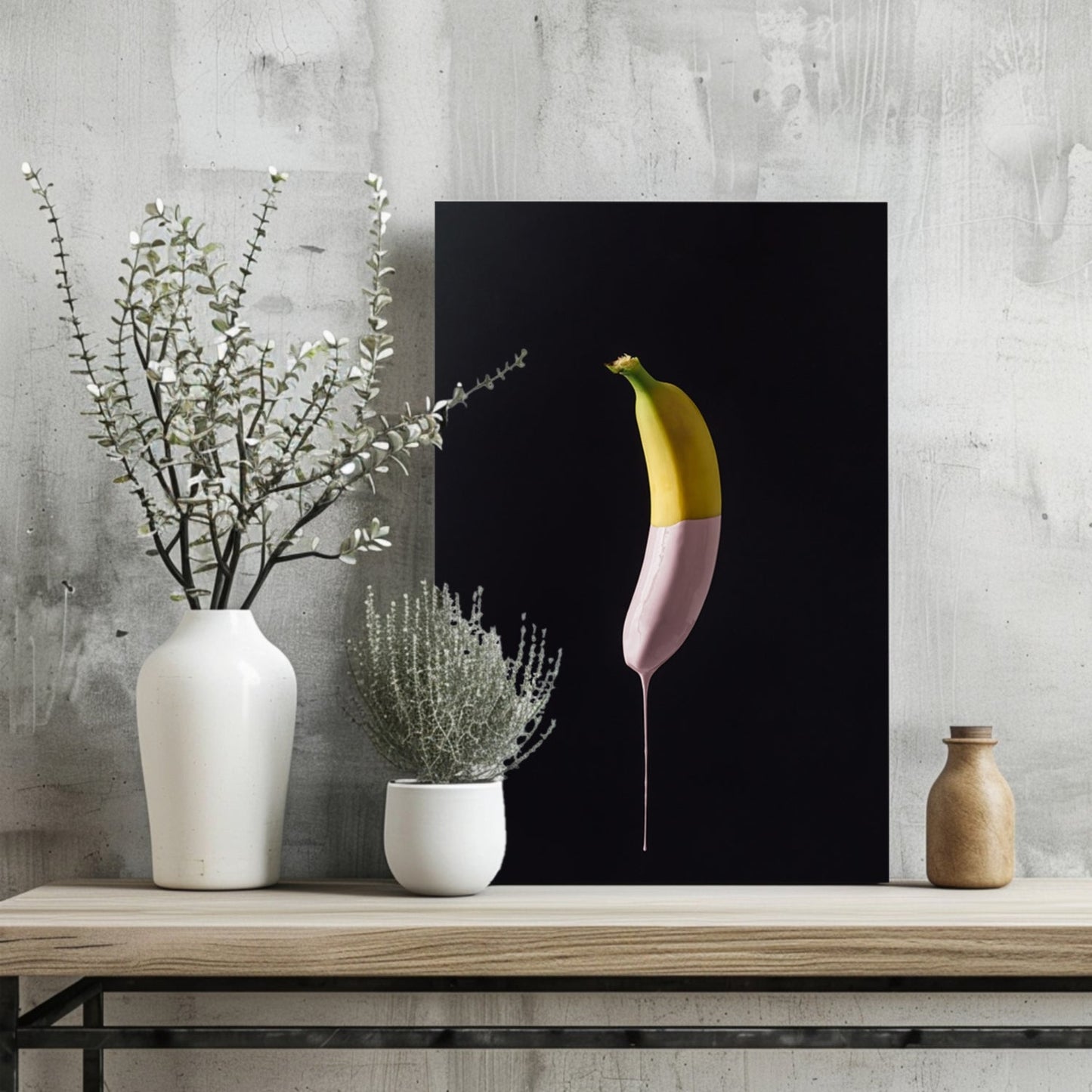 Banana Metal Wall Art