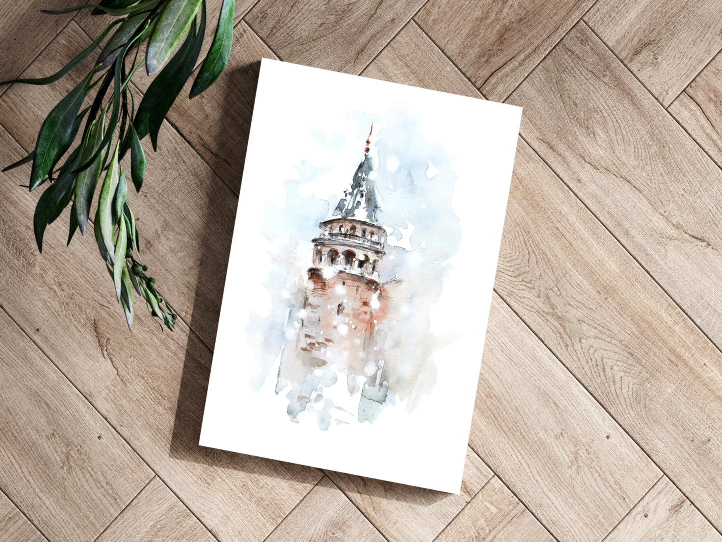Galata Tower Metal Wall Art