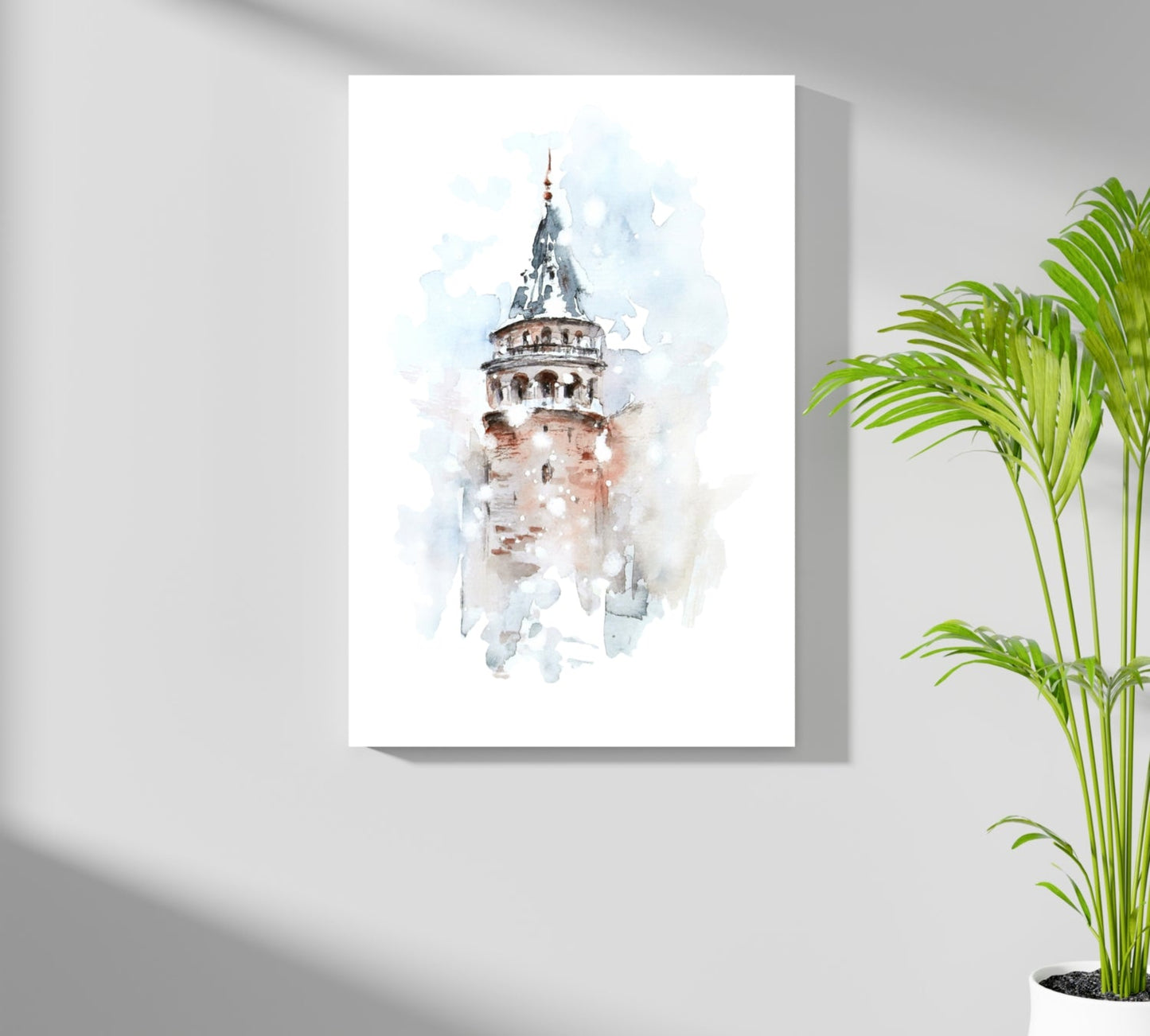 Galata Tower Metal Wall Art