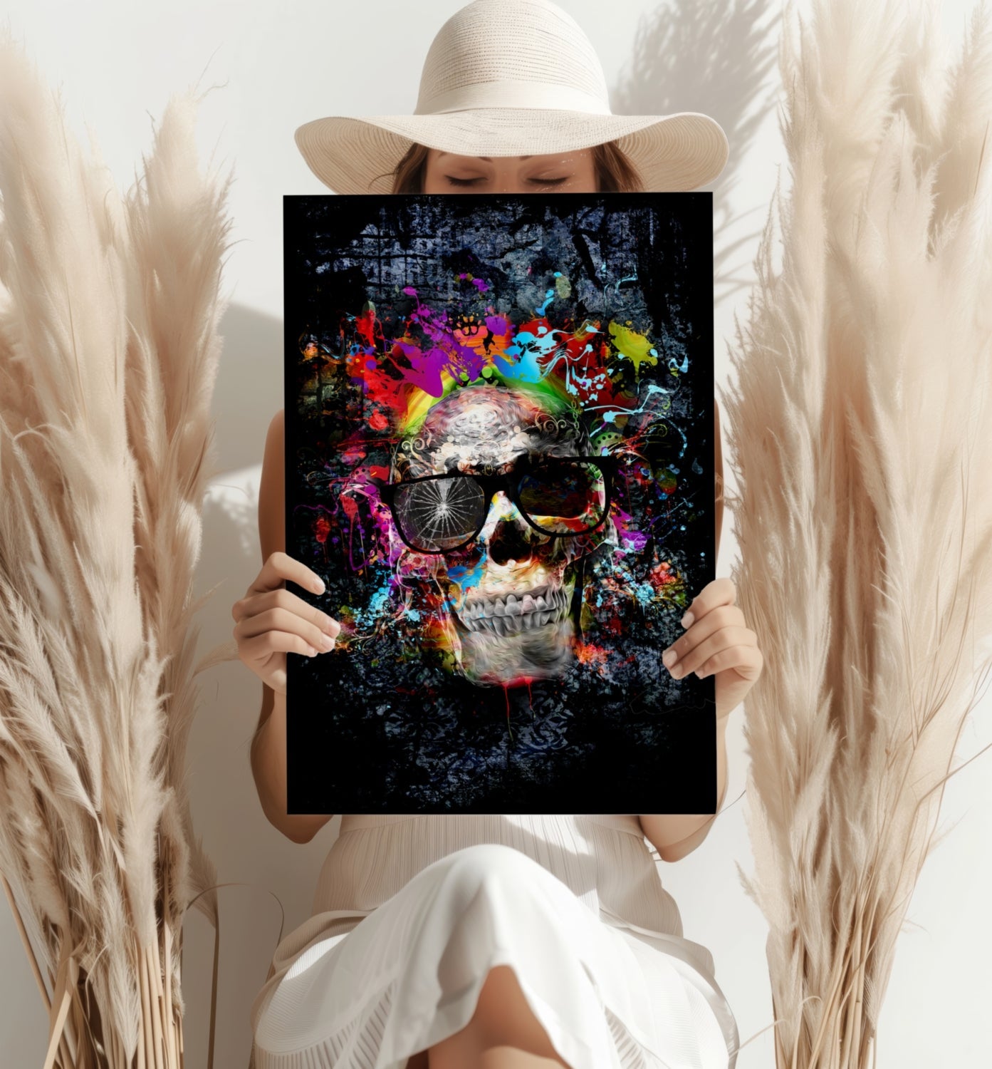 Skull Metal Wall Art