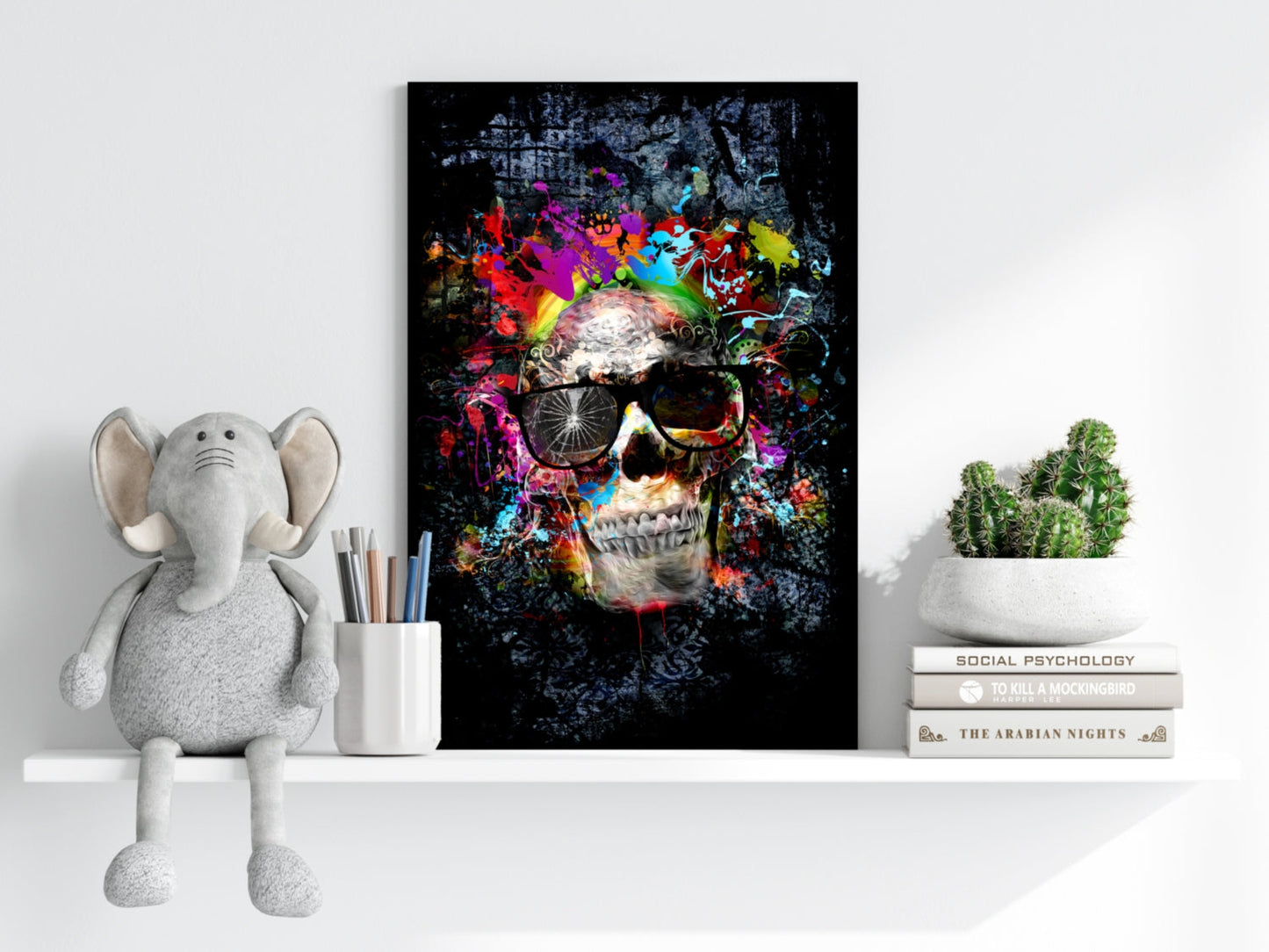 Skull Metal Wall Art