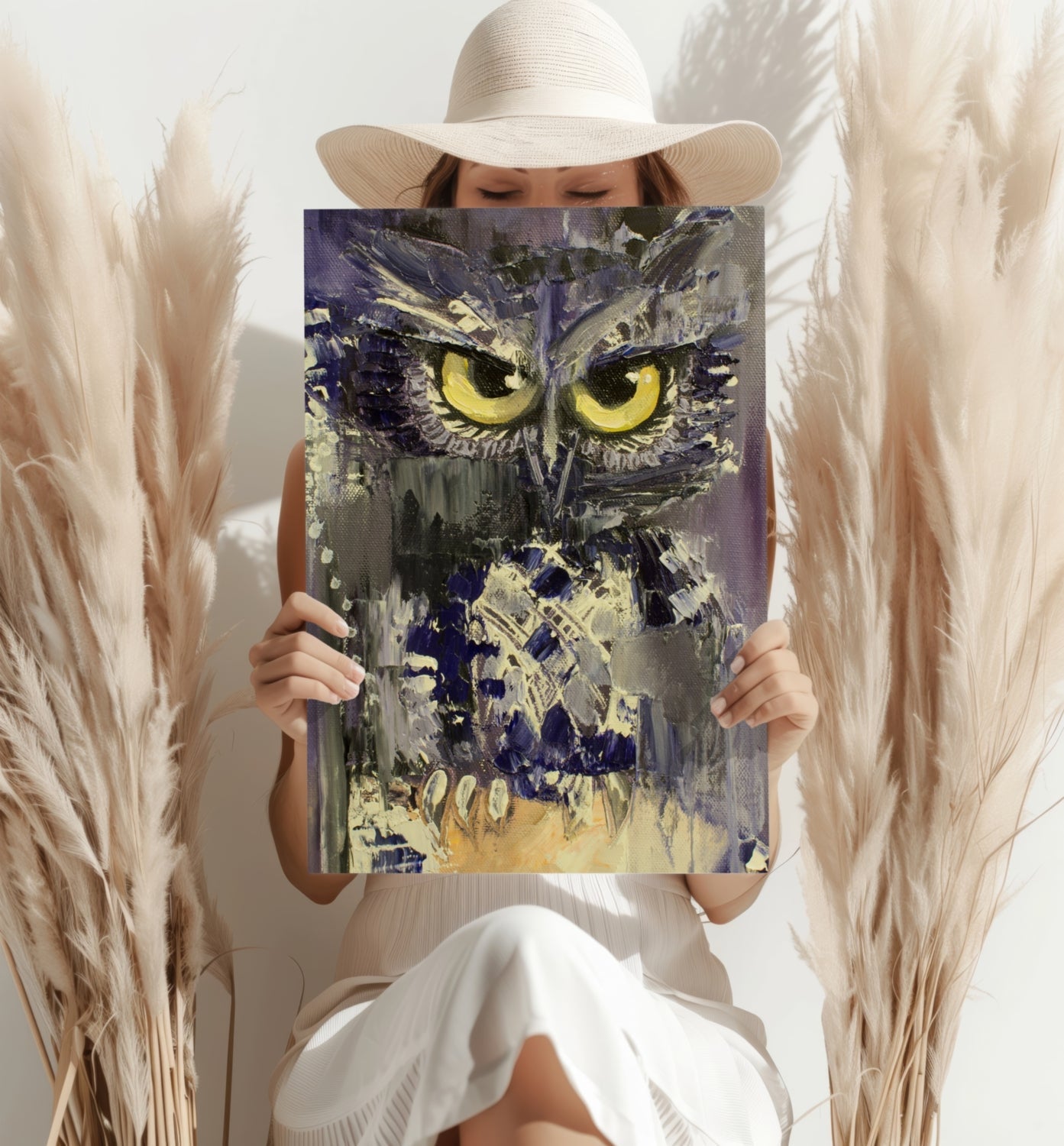 Owl Metal Wall Art
