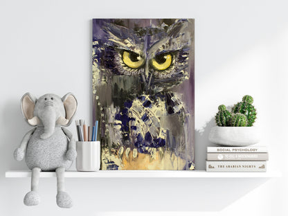 Owl Metal Wall Art