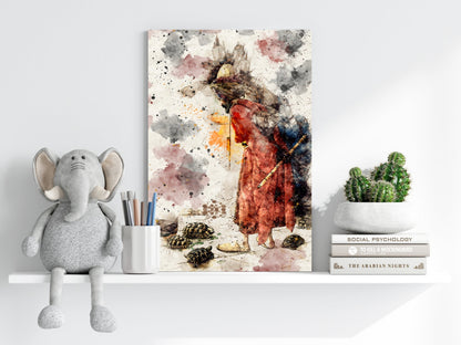 Tortoise Trainer Metal Wall Art