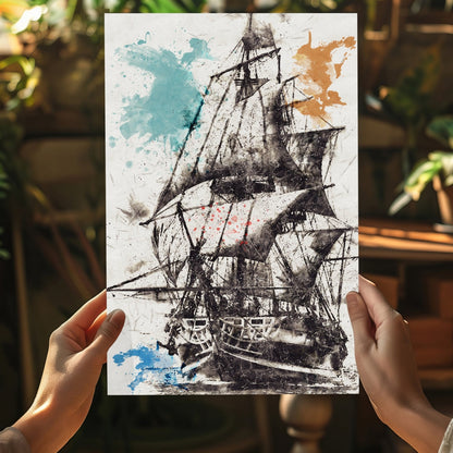 Ship Metal Wall Art