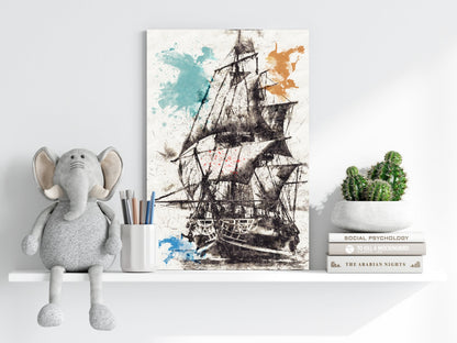 Ship Metal Wall Art